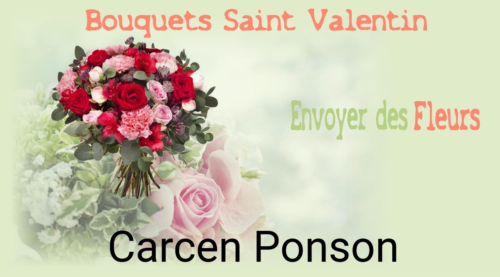 Roses de Saint-Valentin livrées à Carcen-Ponson